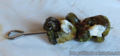 Cargols a la llauna